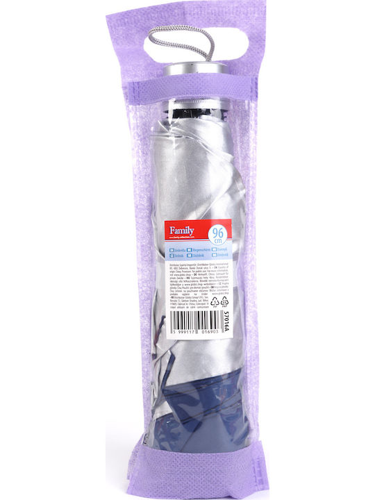Kompakte Blaue Regenschirm
