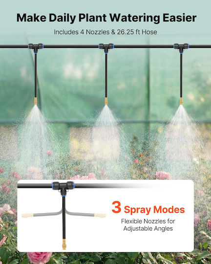 Vevor Vevor Tunnel Greenhouse with Metallic Frame 2.93x1.97x1.94m