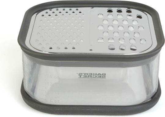 Răzătoare Pentru Fructe Și Legume Din Oțel Inoxidabil Cu Container 13.7x13.7x6.4cm