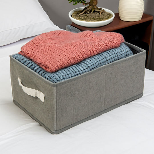 Casetă Textilă De Depozitare Pantofi Gri 38.5x24x16.5cm