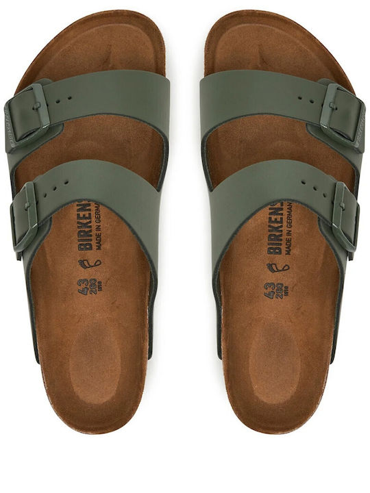 Arizona Leder Herrensandalen in Beige Farbe