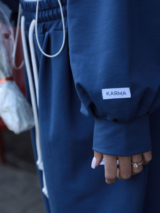 Sweatpants Set Navy Blue