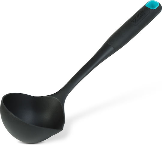 Βαθιά Κουτάλα Σούπας από Νάυλον Μαύρη 32cm