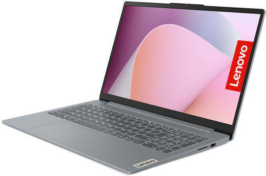 Lenovo IdeaPad Slim 3 15AMN8 15.6" IPS Full HD Ryzen 5-7520U 16GB 512GB SSD Без Операционна Система Арктически Сив Език На Клавиатурата BG