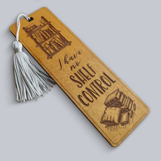Wooden Bookmark Engraved Phrase Books