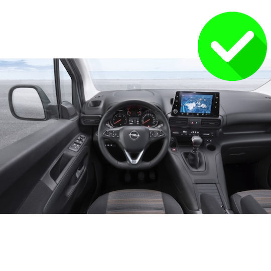 Carmedia Ηχοσύστημα Αυτοκινήτου για Peugeot Partner Opel Combo Toyota Proace Citroen Berlingo 2018 (Bluetooth/USB/WiFi/GPS/Apple-Carplay/Android-Auto) με Οθόνη Αφής 12.3"