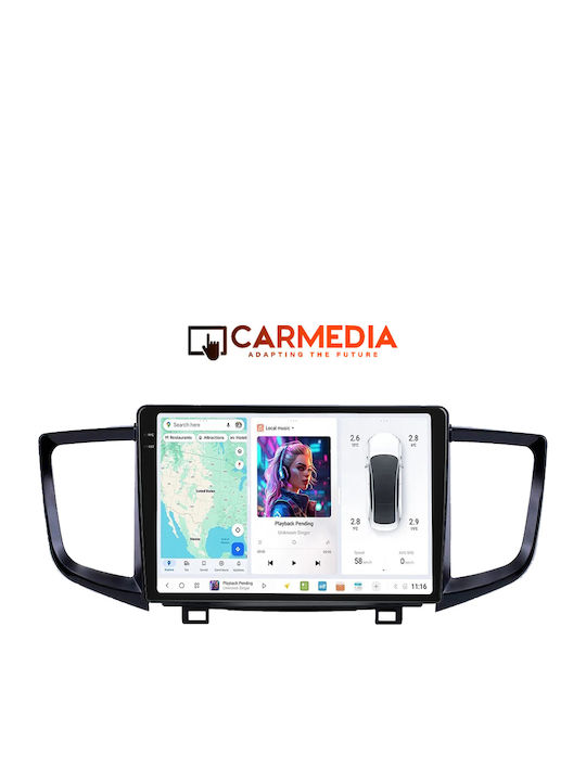 Carmedia Auto-Audiosystem für Honda Pilot 2016-2019 (Bluetooth/USB/AUX/WiFi/GPS/Apple-Carplay/Android-Auto) mit Touchscreen 9.5"