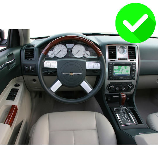 Carmedia Car Audio System Chrysler 300C 2005-2010 (Bluetooth/USB/WiFi/GPS/Apple-Carplay/Android-Auto) with Touch Screen 9"