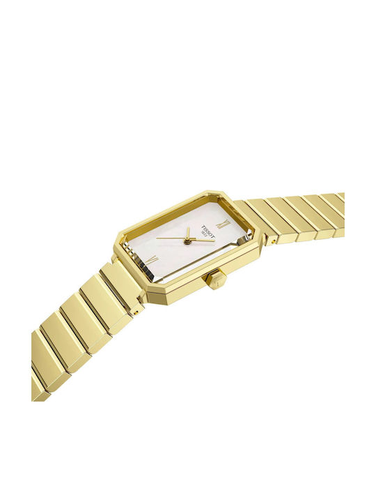 Womens Watch 30mm Battery with Gold Metal Bracelet