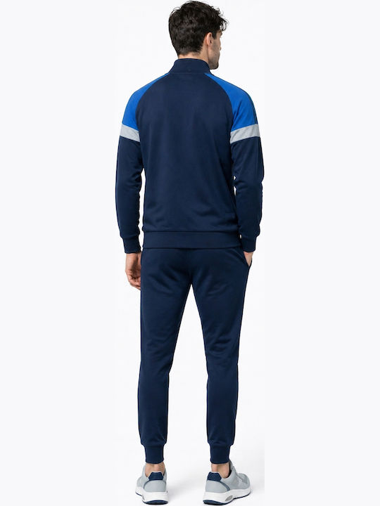 Herren-Sweatpants Set - Jogginganzug mit Elastikbund Blau