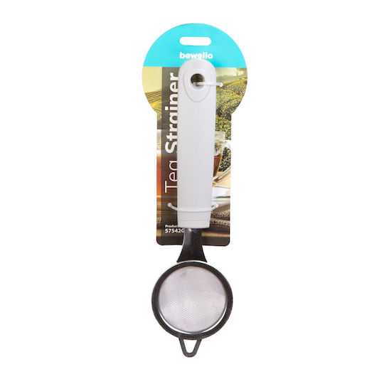 22 Cm Stainless Steel Tea Filter Handle Perfect Infusion Gray