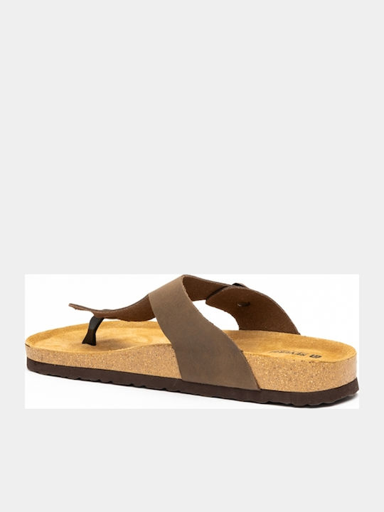 Herrensandalen in Braune Farbe