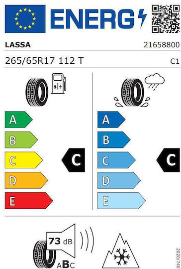 Lassa 265/65R17 112T Pentru Toate Tipurile De Teren Vara Anvelopă Pentru 4x4 / SUV Auto