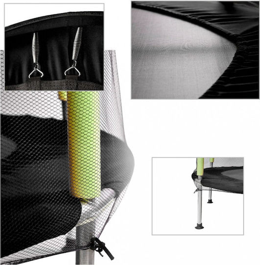 ikonka Trambulină Pentru Copii Diametru 78 cm cu Plasă de Protecție