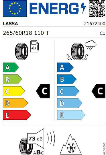 Lassa Competus 265/60R18 110E-Commerce-Website A/T Sommerreifen Reifen für 4x4 / SUV Auto