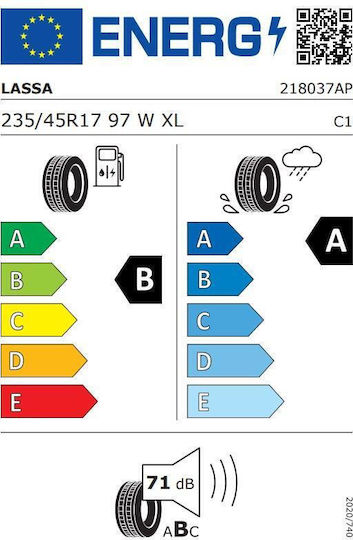 Lassa 235/45R17 97W XL Θερινό Λάστιχο για Επιβατικό Αυτοκίνητο