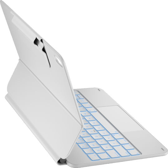 Typecase Klappdeckel Robust mit Tastatur Weie (iPad 11 A16 2025, iPad 10,9 2022)