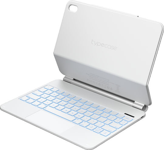 Typecase Klappdeckel Robust mit Tastatur Weie (iPad 11 A16 2025, iPad 10,9 2022)