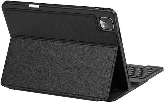 Wiwu Flip Cover με Πληκτρολόγιο στα Αγγλικά US Μαύρη (Universal 11")