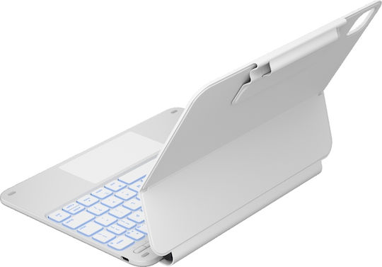 Typecase Klappdeckel Robust mit Tastatur Weie (iPad Air 11 2024/2025)