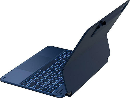 Typecase Калъф Edge Клавиатура iPad Air 11 2024/2025 Pacific Blue Kb206-110-d-pbu-pbu-b-us-v5b