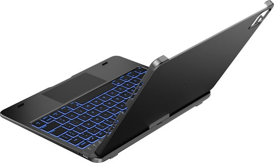 Typecase Case Flexbook Touch Tastatur iPad Air 11 2024/2025 Grau Kb201t-110-b-sgy-blk-b-us-v4