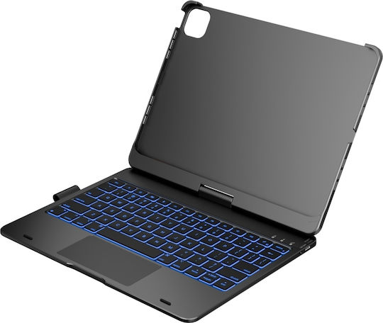 Typecase Case Flexbook Touch Tastatur iPad Air 11 2024/2025 Grau Kb201t-110-b-sgy-blk-b-us-v4