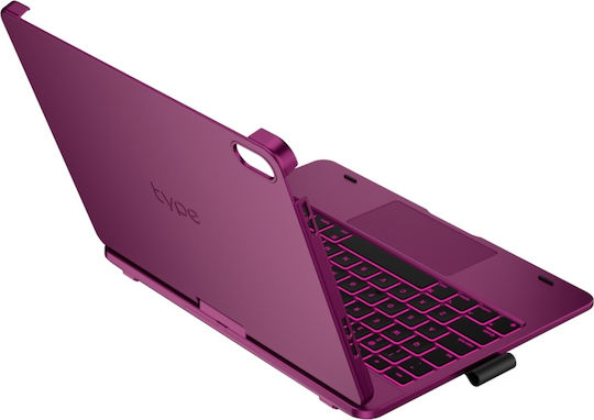 Typecase Case Flexbook Touch Tastatur iPad 11 (A16) 2025 iPad 10,9 2022 Raspberry Kb201t-100-b-rby-blk-b-us-v3