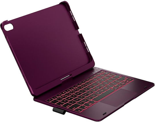 Typecase Case Flexbook Touch Tastatur iPad 11 (A16) 2025 iPad 10,9 2022 Raspberry Kb201t-100-b-rby-blk-b-us-v3