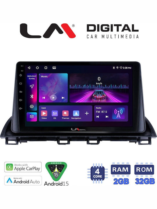 LM Digital Car Audio System for Mazda CX-4 2014 Bluetooth USB Wi-Fi GPS Apple CarPlay Android Auto