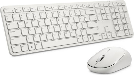 Dell Pro 5 KM526 Wireless Keyboard & Mouse Set Greek Compatible with Mac Light Ash