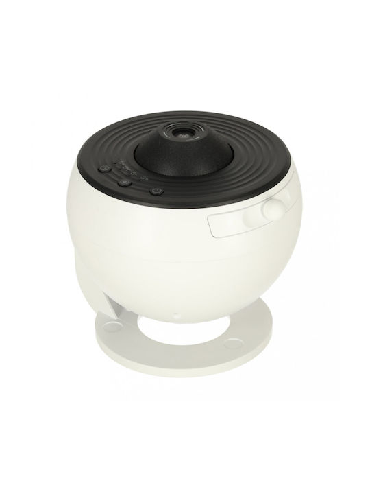 ikonka Lumină Led Pentru Copii Proiector Negru 11.5x11x11cm