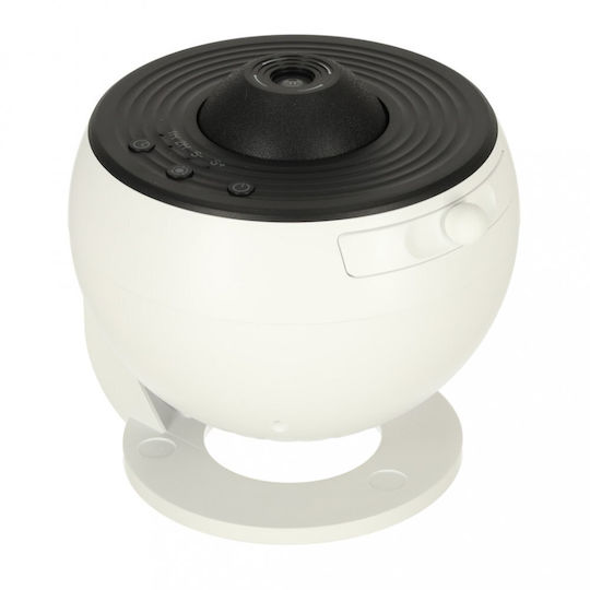 ikonka Lumină Led Pentru Copii Proiector Negru 11.5x11x11cm