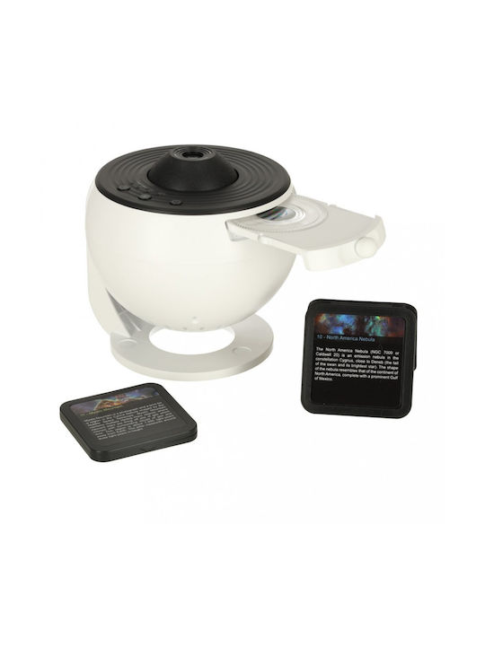 ikonka Lumină Led Pentru Copii Proiector Negru 11.5x11x11cm