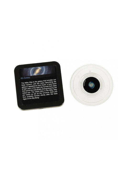 ikonka Lumină Led Pentru Copii Proiector Negru 11.5x11x11cm
