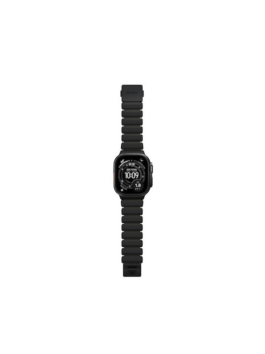 Nomad Curea Stratos Negru Titan Verde Pădure FKM AW 45 46 49mm NM009575858 Nomad Curea Stratos Negru Titan Verde Pădure FKM AW 45 46 49mm NM009575858