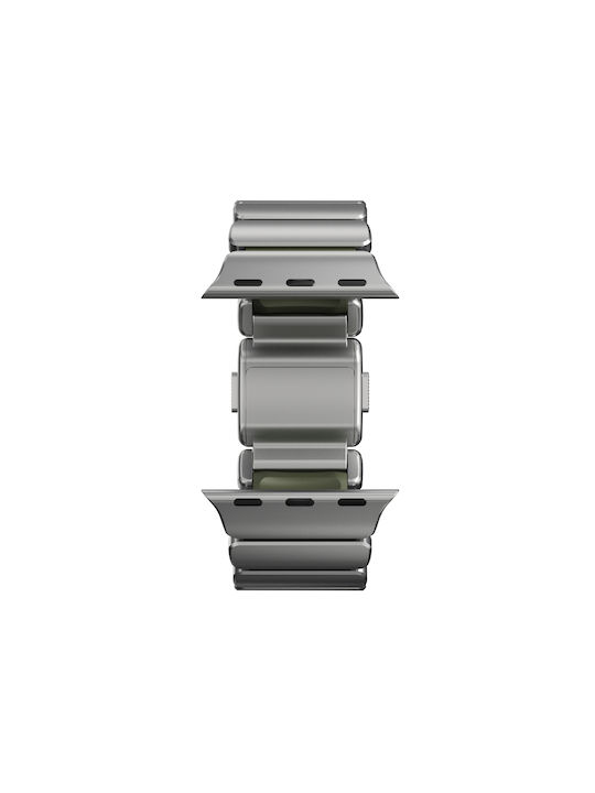 Nomad Stratos Band Natural Titanium Forest Green Fkm Aw 45 46 49mm Nm009568858