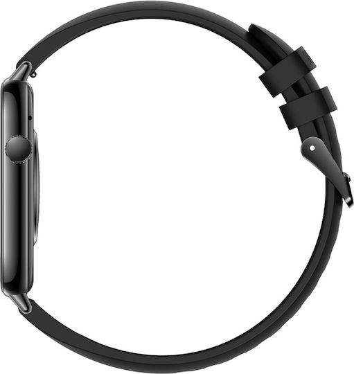 Colmi C28 Smartwatch mit Herzfrequenzsensoren Schwarz