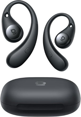 Baseus Eli Sport 2 Open Ear Bluetooth Handsfree Ακουστικά με Αντοχή στον Ιδρώτα και Θήκη Φόρτισης Μαύρα