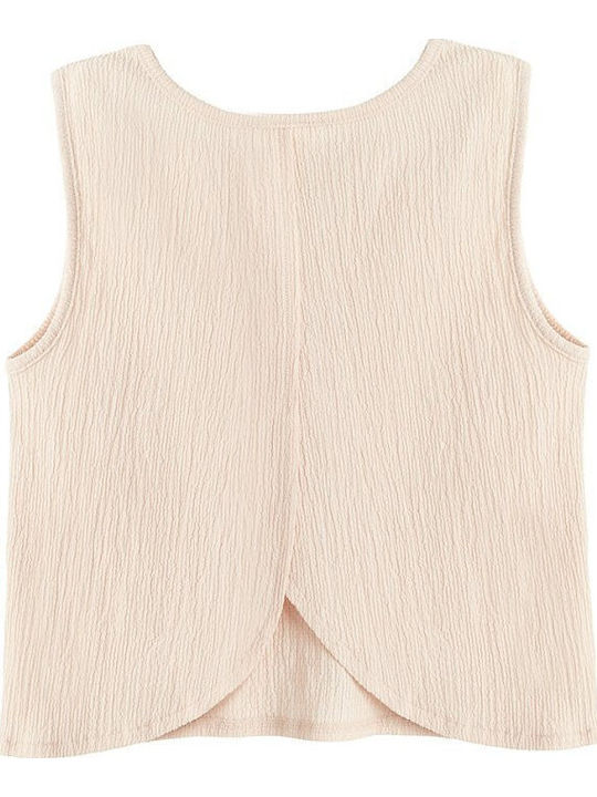 Kids Set with Pants Summer 2 Pieces Beige