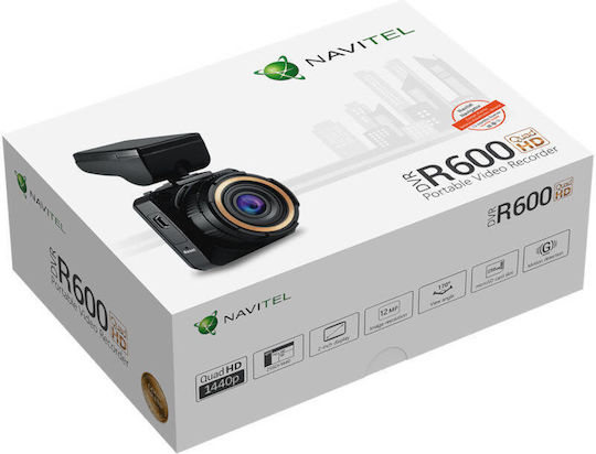 Navitel R600 Quad HD Κάμερα DVR Αυτοκινήτου 1440P με Οθόνη 2"