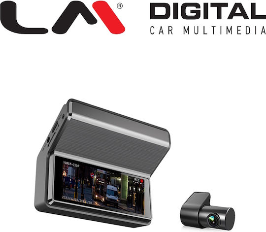 LM Digital X212-Q8 PRO Car Digital Video Recorder Set 1440P with Screen & Rear Camera