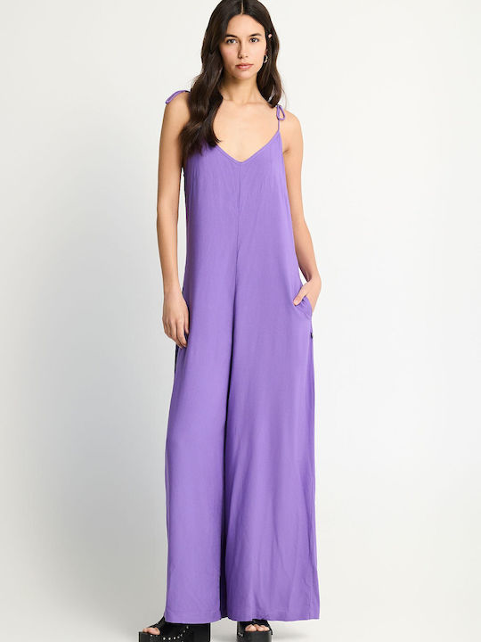 Women's Jumpsuit Dusty Lavender FBL013-100-12-Dusty-Lavender