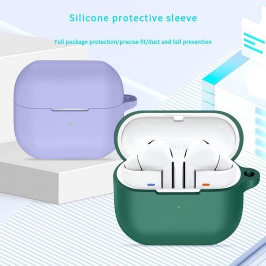 Techsuit Hülle Silikon in Grün Farbe für Samsung Galaxy Buds 3 / 3 FE / 3 Pro