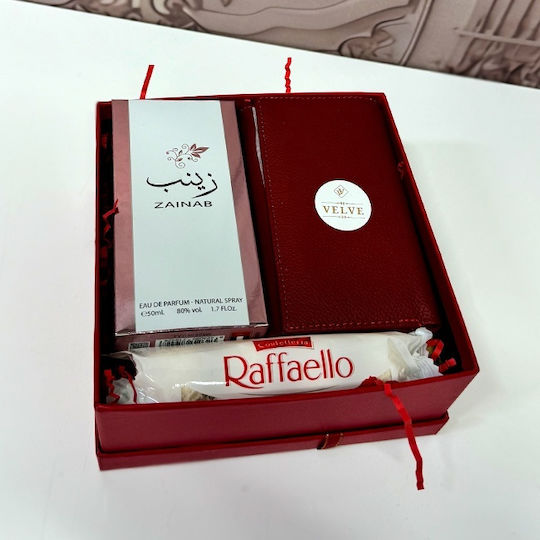 Epso Set Cadou Femei Parfum Arabesc Raffaello Portofel În Cutie Elegantă