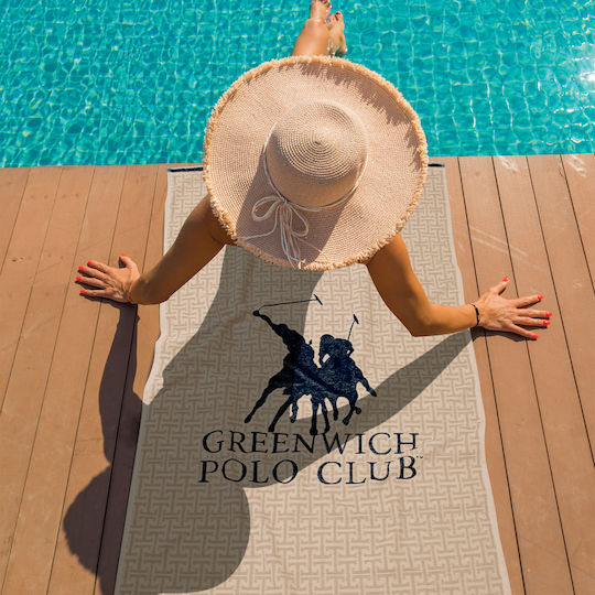 Das Home Beach Towel Cotton Blue 90x180cm