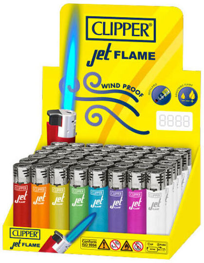 Clipper Crystal Brichetă Rezistentă La Vânt Cu Flacără Tip Jet (Desene Și Modele Diverse)