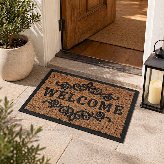 MRShome Πατάκι Εισόδου από Καουτσούκ Welcome 60x40εκ. DF-0002002