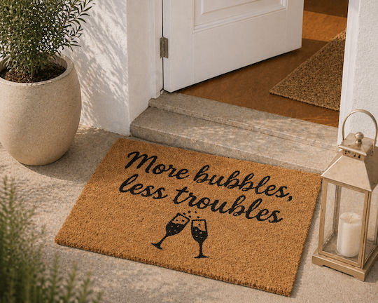 MRShome Covoare De Intrare More Bubbles Less Troubles 59x39cm