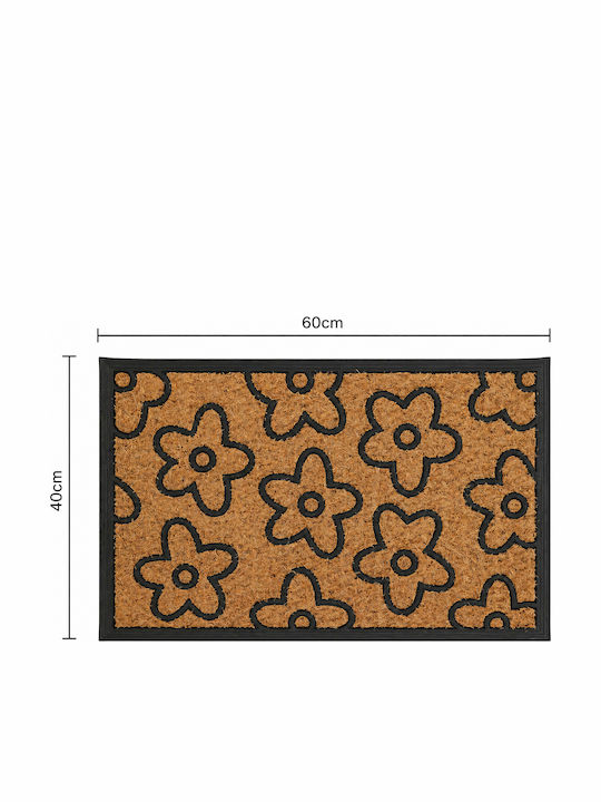 MRShome Doormat Entrance Made of Rubber 60x40cm